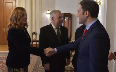Doamna deputat Mariana Venera Popescu a participat la întâlnirea bilaterală cu delegația oficială a Republicii Macedonia