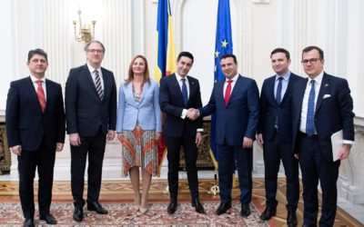 Discuții bilaterale, româno-macedonene, la Senatul României